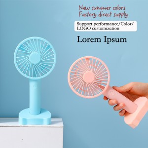 Hurtownie Dostosowane 2021 Multi-Color Składany Outdoor Mobile Cooling Handheld USB Air Cooler Coller Akumulator Mini Fan