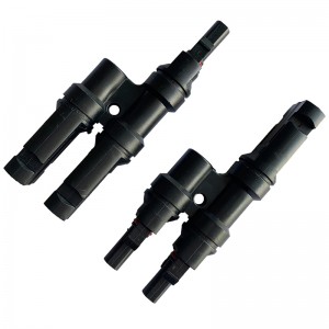 2 do1 złącze słoneczne Multiple T Oddział Złącze fotowoltaiczne do połączenia panelu słonecznego Męskie i żeńskie złącze