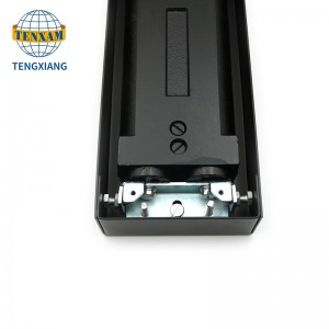 Szklane drzwi bliżej dwie prędkości regulowana hydrauliczna podłoga sprężyna