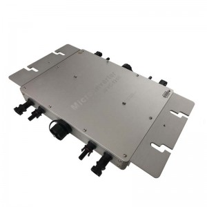 Pure Sine Wave Grid Tie Falownik 1200W 22V-50VDC 80-190VAC Wodoodporny IP65 Micro falownik do Solar MPPT System