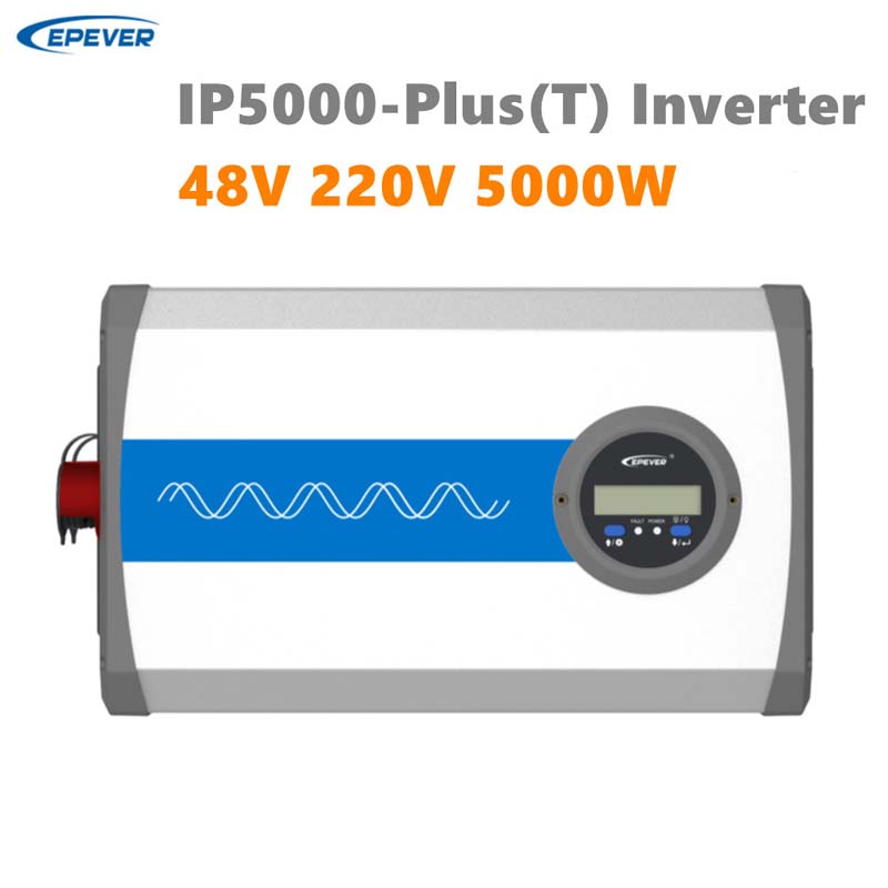 Nowa Epever Solar High Frequency Sine Fala Falówka IPOWER-PLUS 5000W 48VDC 220VAC Terminal inwerterowy do układu słonecznego