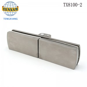 Sprzęt łazienkowy Heavy Duty Długie Składane 180 stopni Prysznic Drzwi Szkło do szkła Bezpłatny zawias