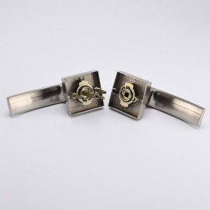 S7811 Satynowy Nickel Brama z zamkiem i kluczem, kluczem do drzwi wejściowych/DOOR DRYWA, LUKKSET LUKKI