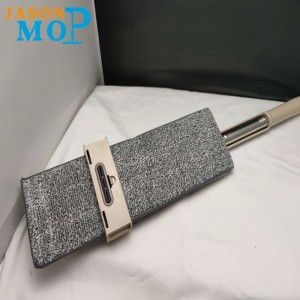 JASON NOWOŚĆ Bezpłatne mycie ręczne mopy czyszczące ze stali nierdzewnej z mikrofibry do czyszczenia w gospodarstwie domowym (JS-B2009)