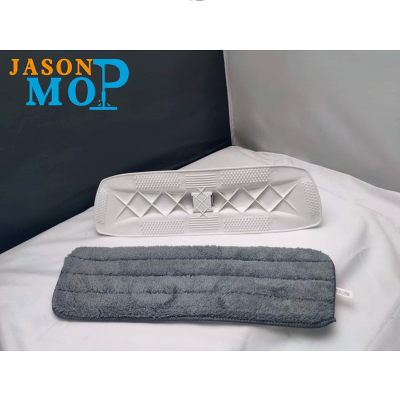 JASON 2020 Nowy mop z natryskiem wodnym z prętem płaskim z mikrofibry ze stali nierdzewnej (JS-B2010)
