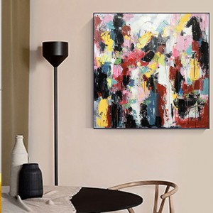 Fabryka Hurtownie Kolorowe Costom Ręcznie Malarstwo Akrylowe Wall Decor Streszczenie Grafika Płótna Olej do salonu