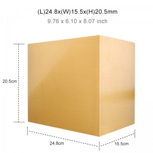 Urna ze szczotkowanej miedzi