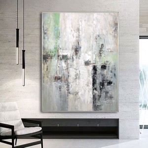 Czysta ręcznie malowana duża ścienna sztuka Obraz olejny abstrakcyjny wystrój domu malowanie