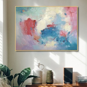 Nowoczesna ręcznie malowana akrylowa kreatywna ramka ścienna abstrakcyjny obrazna płótnie