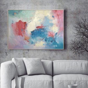 Nowoczesna ręcznie malowana akrylowa kreatywna ramka ścienna abstrakcyjny obrazna płótnie