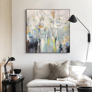 100% Ręcznie malowane sztuki Ręcznie robione oleju ścienne Malowanie oryginalne abstrakcyjne płótno do dzielnicy dzielonej sztuki pracy