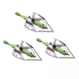 Nika Archery 15B025 100 Ziarna Broadheads Łucznictwo Kostka Bolt Polowanie Crossbow Strzałki Polowanie