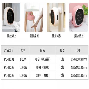 Mini przenośne grzejniki pokojowe