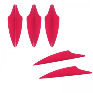 Nika Archery 170019 2.5 cali Dolphin TPU Vane do łucznictwa Wszystkie rodzaje strzelania strzałek