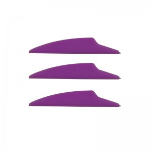 Nika Archery 170019 2.5 cali Dolphin TPU Vane do łucznictwa Wszystkie rodzaje strzelania strzałek