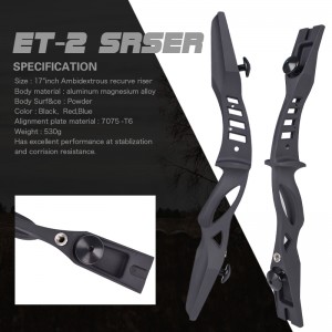 Nika Archery 210003 17 cala Ilf ambidextrous Reurve Bow Riser do CS Archery Tag Sports Outdoor Game