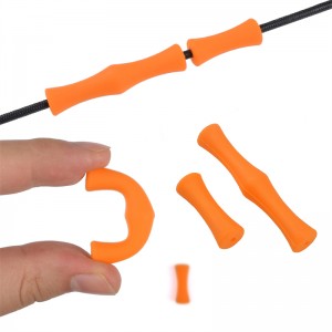 Elong Outdoor 42FT09 Strażnik Finger Bow String Rubber Guard Strzelanki Łucznictwo Korzystanie z ochrony przed palcem