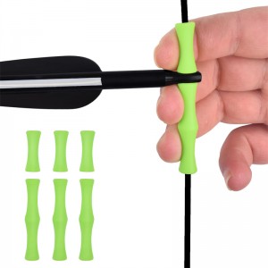 Elong Outdoor 42FT09 Strażnik Finger Bow String Rubber Guard Strzelanki Łucznictwo Korzystanie z ochrony przed palcem