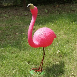 Plastikowy Flamingo Yard Garden Garden Decor Flamingo Yard Garden Garden Ozdoby Decor Decor