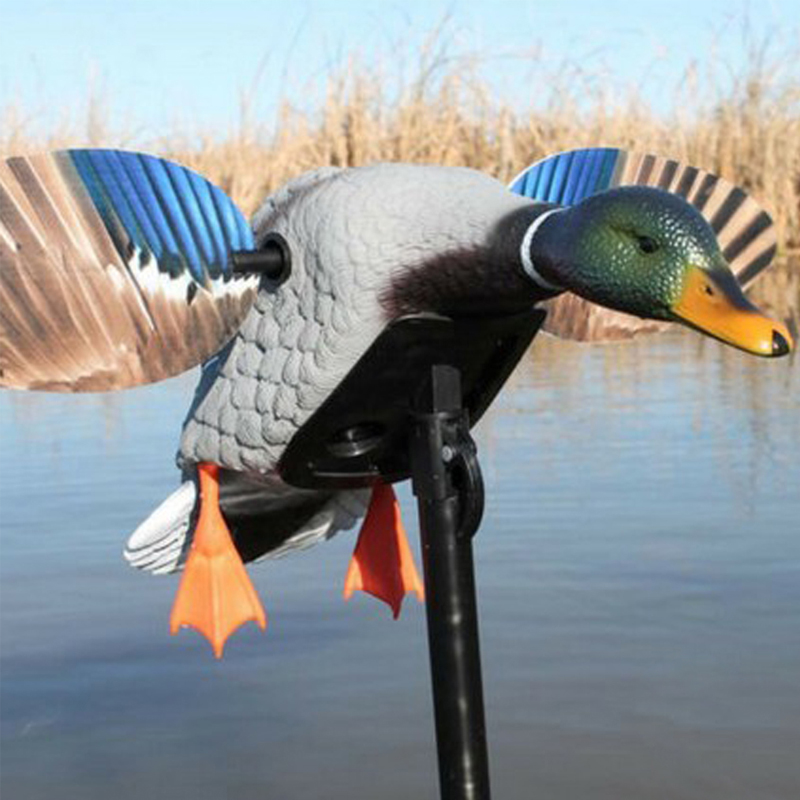 Plastic Mallard Drake Motorized Polowanie Duck Decoys
