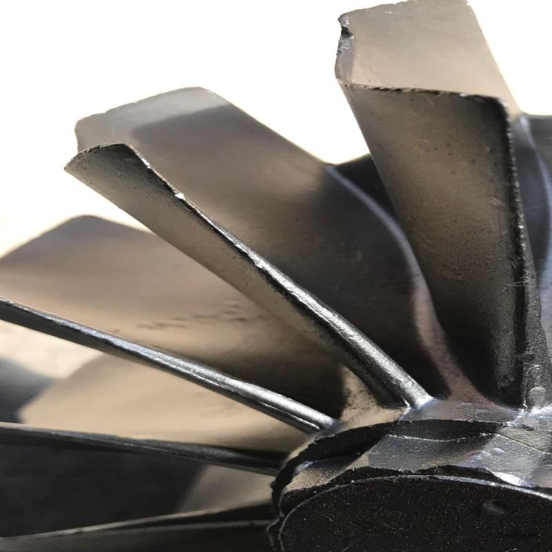 Analiza ostrza turbiny gazowej przemysłowego