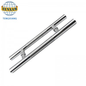 Konfigurowalnanowoczesna rura okrągłe rury h ze stalinierdzewnej przesuwne drzwi drzwi do łazienki akcesoria do drzwi prysznicowych