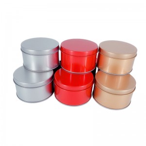 Cukierki Cukierki Cukierki Candy Tinplate Round Tin Box 75 * 40mm