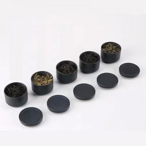 Matowe słoiki świecowe Mini herbata CADDY52 * 38mm