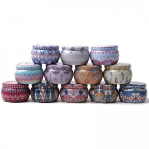 Świeca Słoik Mleczny Metal Can Candy Packaging Tin Can 77 * 50mm