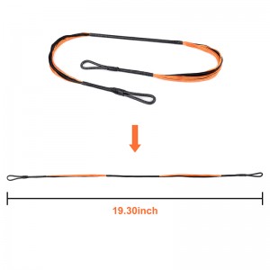 Elong Outdoor 280046-01 19.3inch 20 Strands Crossbow String Orange for Cobra System Adder Nr9