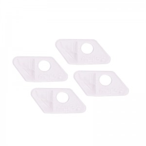 Elong Outdoor 25ar05 RH Przezroczysta biała plastikowa strzałka odpoczynekna łuk powtarzający się