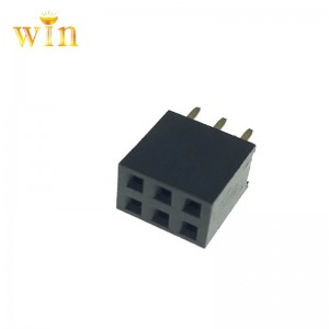 2,54mm Pitch 2x3P Connector Socket Header