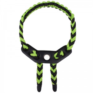 Elong Outdoor 470015 Wrist Sling Leather Metal Gret Green Archery Związek Łuk Fotografowanie Polowanie