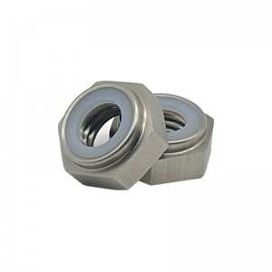 Nakrętka ze stali węglowej wbudowany pierścień gumowy frezowanie ze stalinierdzewnej Precision CNC Turning