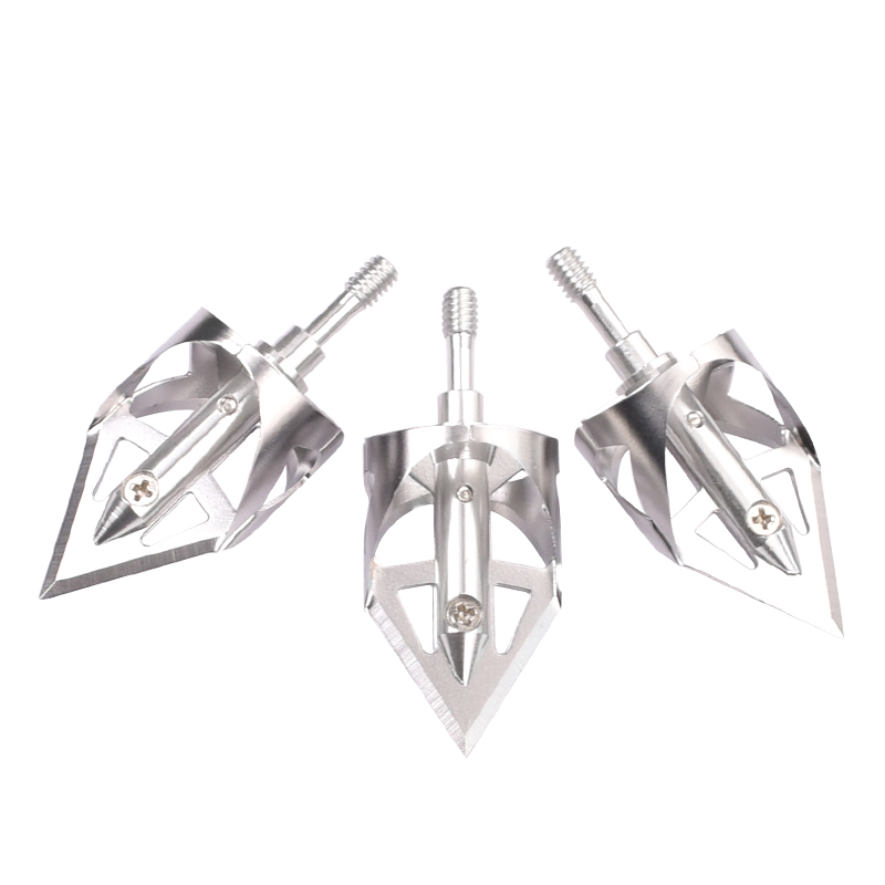 Nika Archery 15B025 100 Ziarna Broadheads do łucznictwa Strzałka punktowa Kostka polowań