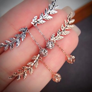 Tuochen Jewelry Custom 18k Rose/yellow Gold Fashion Kolring Hoops Zestaw do prezentu