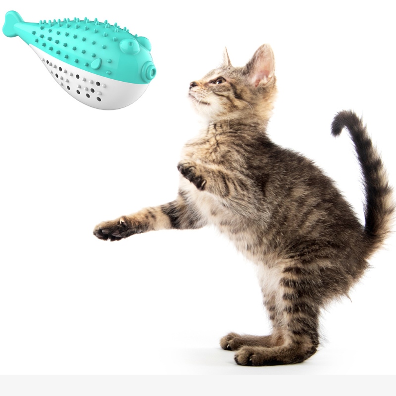 Furoyz Hurtownie Śmieszne Zabawki Zwierząt Zabawki Do Toothbrush Interactive Toy Portable Cat Inteligentne Czyste Zęby Guma Catnipa Cat Toy