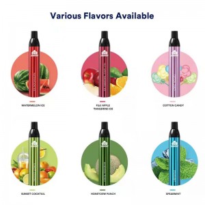 Oryginalny JFHB 2500Puffs Jednorazowe Vapes Kit E Papsyts