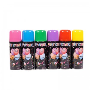 Biodegradowalny kolorowy spray głuch sznurek do święta weselnego