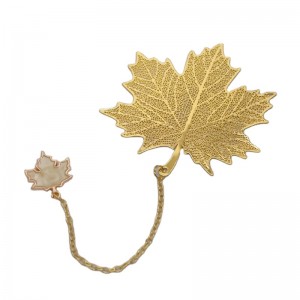 Promocyjne Brass Bookmarks Reklama Gold Hollow Out Out Logo Souvenir Metal Bookmark