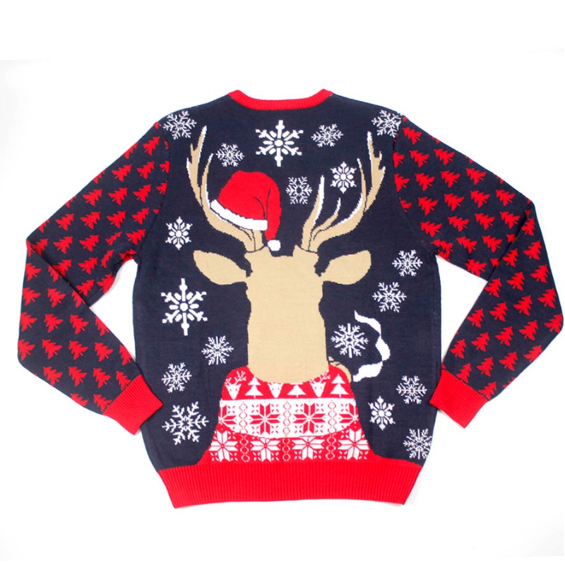 Brzydki świąteczny sweter hurtowy od chińskiego dostawcy producenta