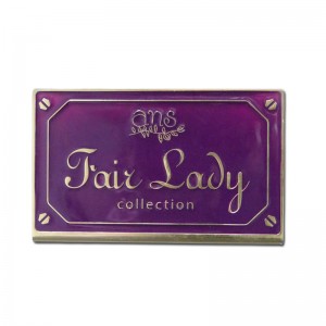 Wysokiej Jakości Niestandardowa Marka Moda Matowa Metalowanazwa Label Silk Drukowanie Aluminium Biznesowa wizytówka Karta do własnego logo