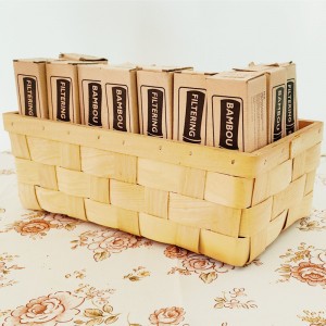 Proste produkty sprzedawane koszna opakowania drewniane