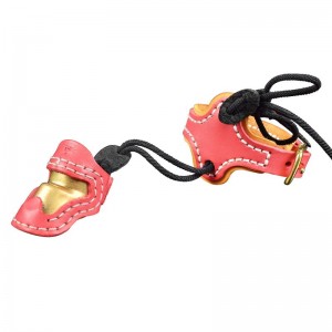 Rozszerzenie S Size Thumb Armor+Wrst Strap Archery chroniące palce, akcesoria do strzelania.