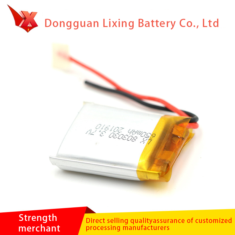 Producent dostaw 803030-650MAH 3.7V Ultra cienka bateria litowa, specjalna bateria dla produktów Walkman i dorosłych