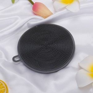 Akcesoria kuchenne Silikonowe danie gąbka, dwustronny czyszczenie płuczki