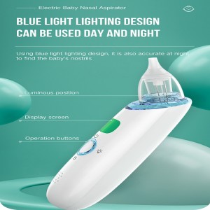 Elektryczny ssanienosa dla baby Automatic Suck Suck dla małych baterii Zasilany Booger Sucker dlaniemowląt