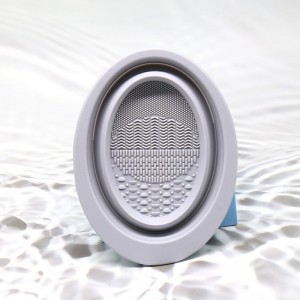 Mata do czyszczenia makijażu silikonowego, składany makijaż makijaż miseczka do czyszczenia