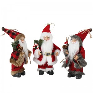 8 \'Cal Boże Narodzenie Święty Mikołaj Ozdoby Dekoracje Drzewo Wiszące Figurki Kolekcja Lalka Wisiorek Mały Tradycyjny Holding