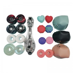 58mm * 32mm 85A Koła quad Roller Skate Wheel Inline Whir Swirl Mieszanka kolorów